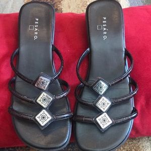 🎉Pesáro dark brown sandals